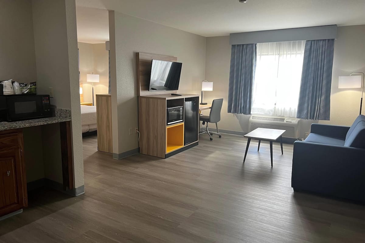 suite, 1 king bed, non smoking | individually furnished, desk, iron/ironing board, free wifi