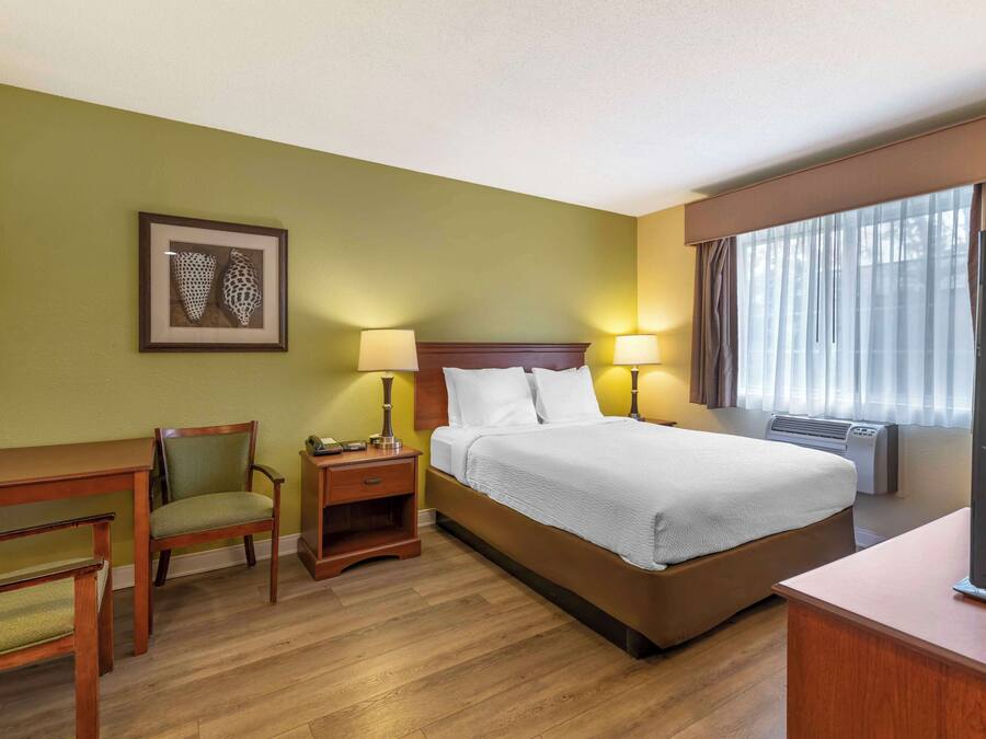 Standard Room, 1 Queen Bed, Non Smoking, Refrigerator | Premium bedding, desk, laptop workspace, blackout curtains