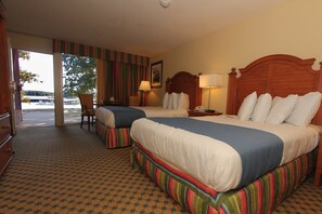 Standard Room, 2 Double Beds | Desk, blackout drapes, soundproofing, iron/ironing board