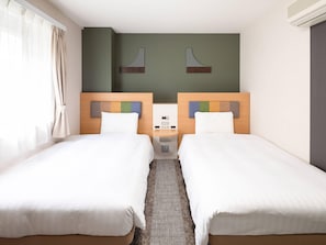 Kamar Twin Standar, 2 Tempat Tidur Twin, Bebas Asap Rokok