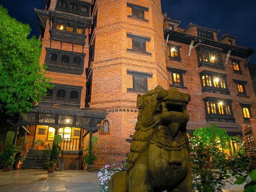 Front of property - evening/night