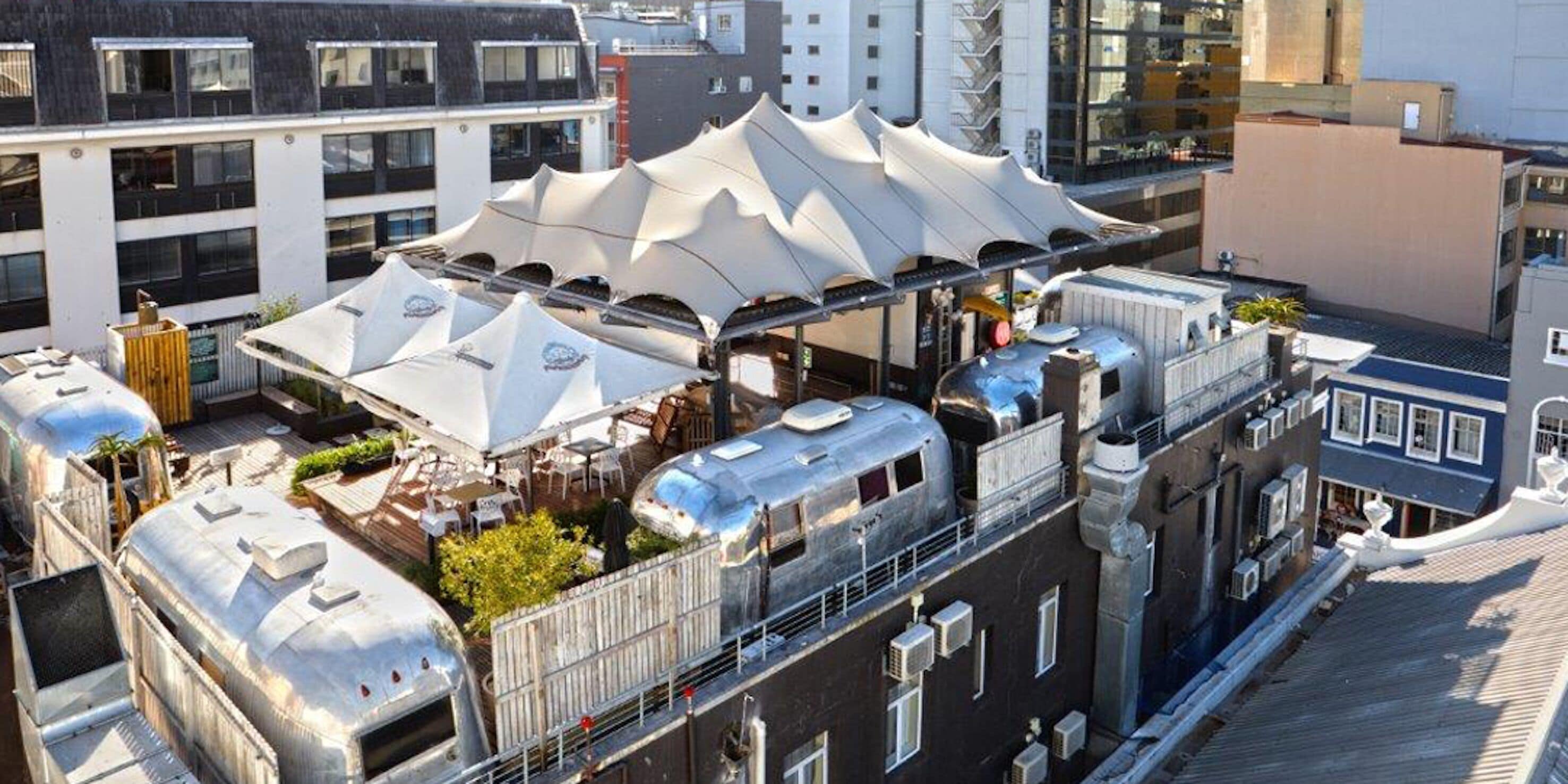 airstream trailer | city view