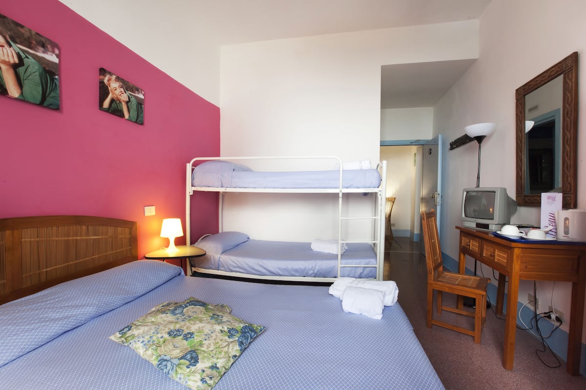 Desk, iron/ironing board, cots/infant beds, free WiFi