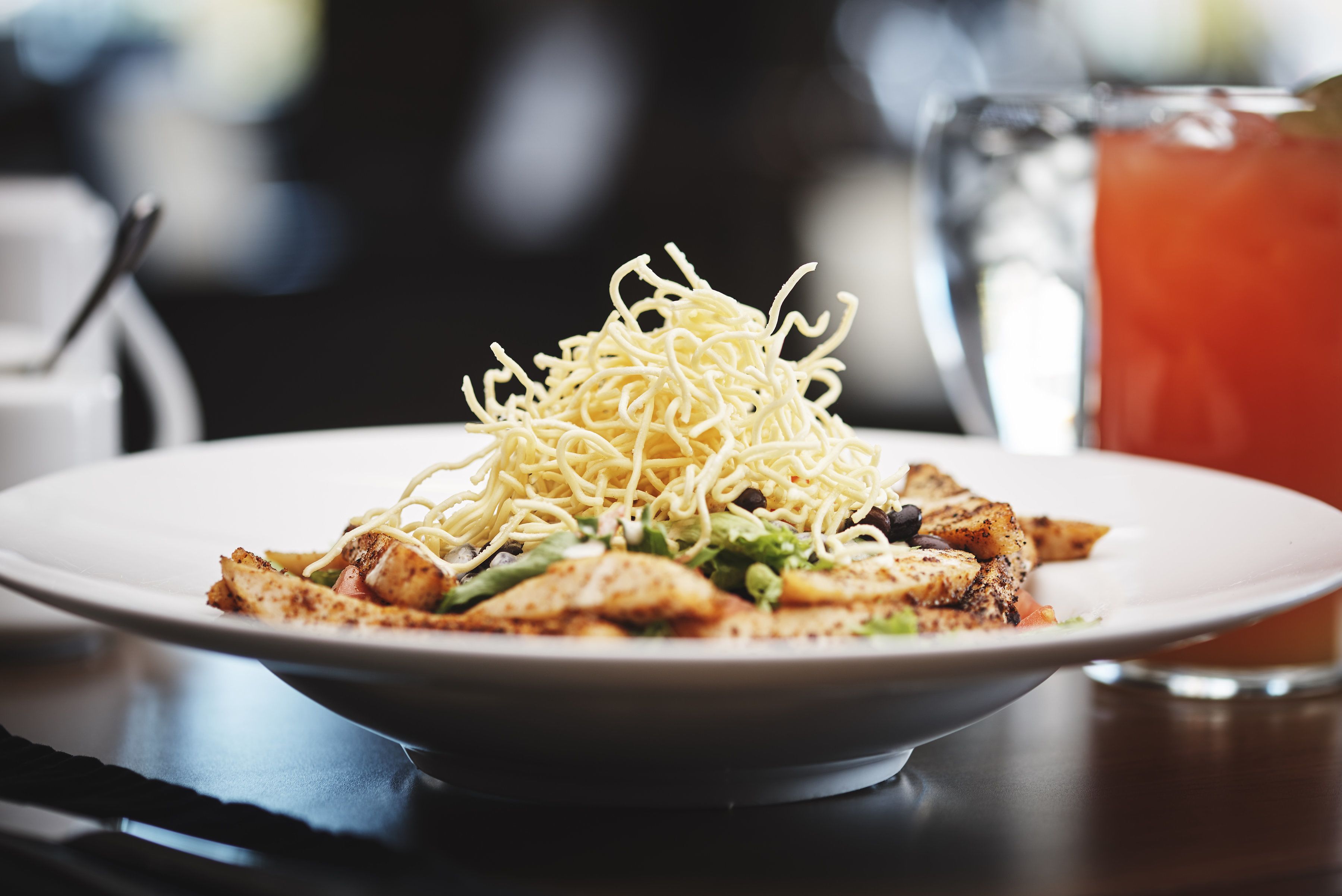 breakfast, lunch and dinner served