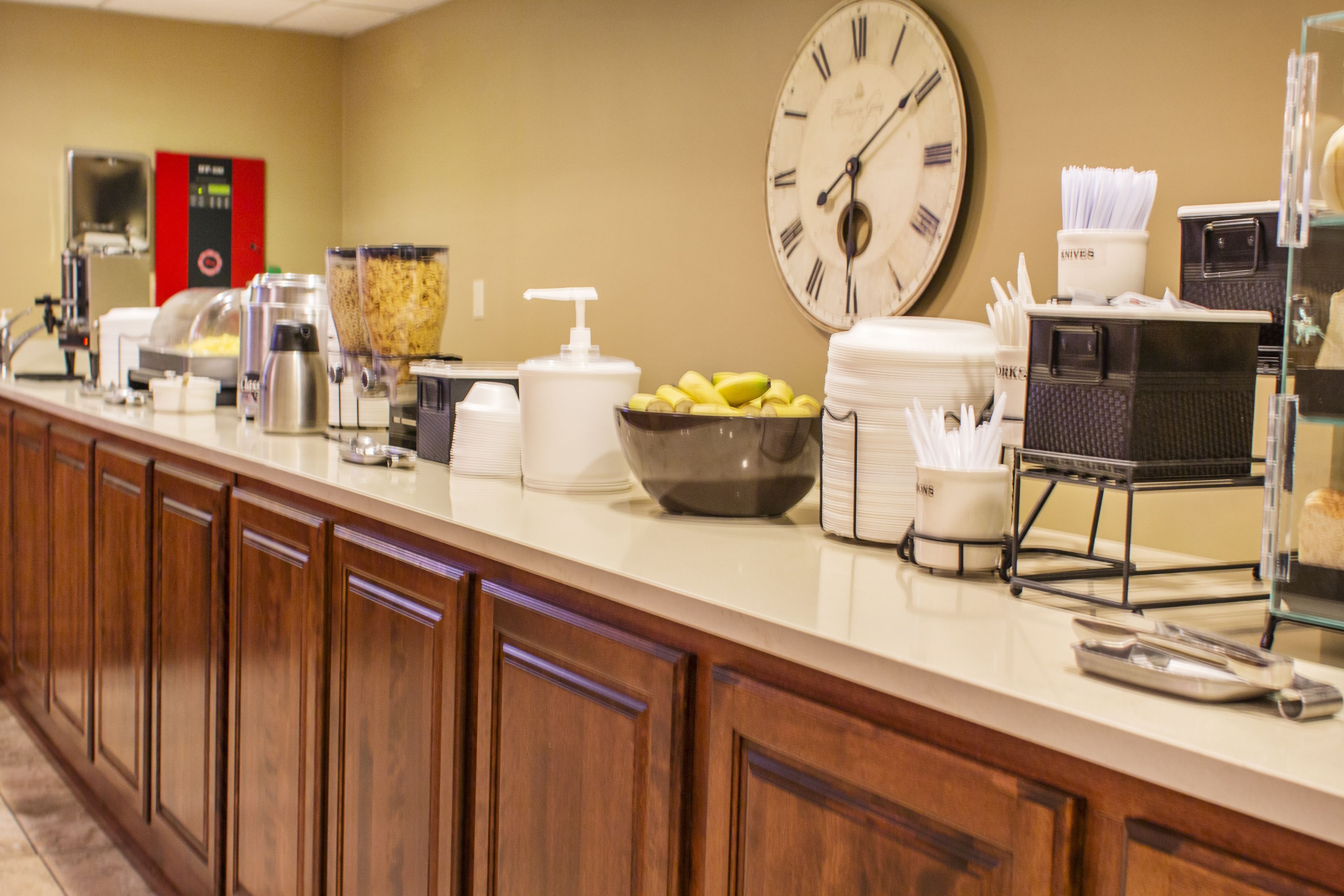 free daily self-service breakfast