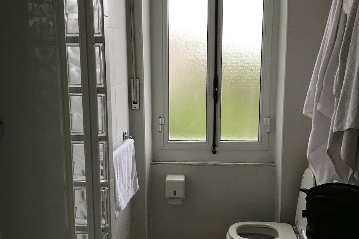 free toiletries, hair dryer, slippers, towels