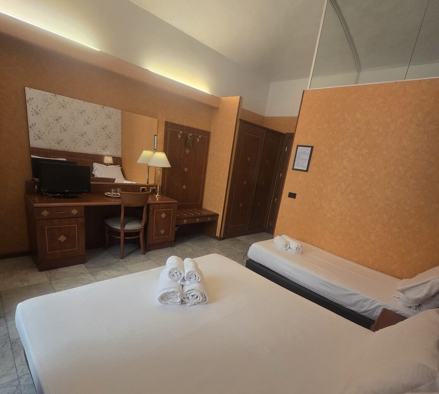 standard triple room, 1 bedroom | frette italian sheets, premium bedding, down duvets, select comfort beds