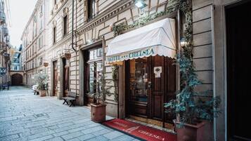 Fassade der Unterkunft