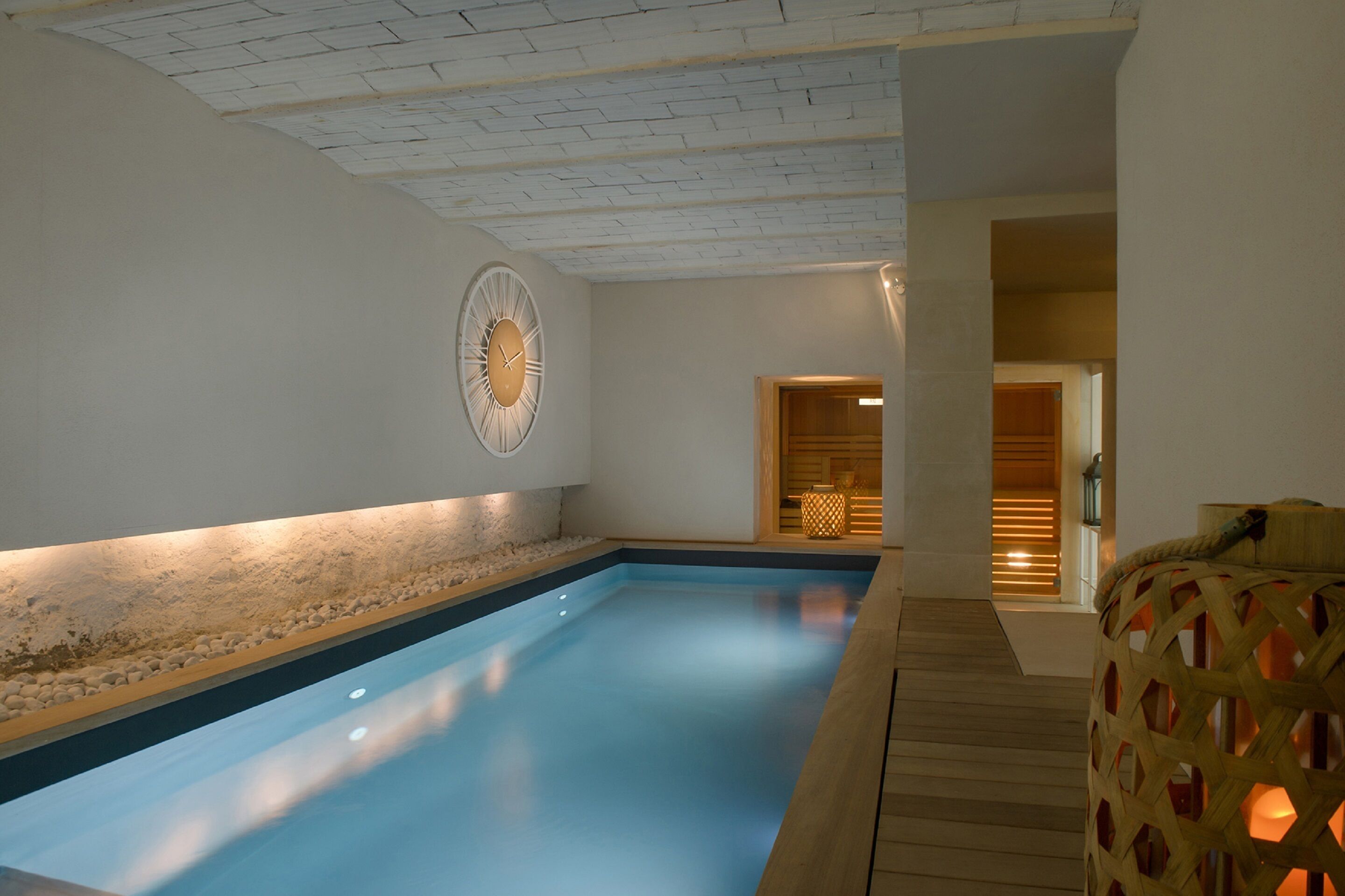 indoor pool, outdoor pool
