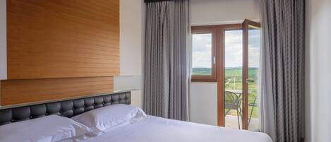 Junior suite | 1 slaapkamer, donsdekens, een minibar, een kluis op de kamer