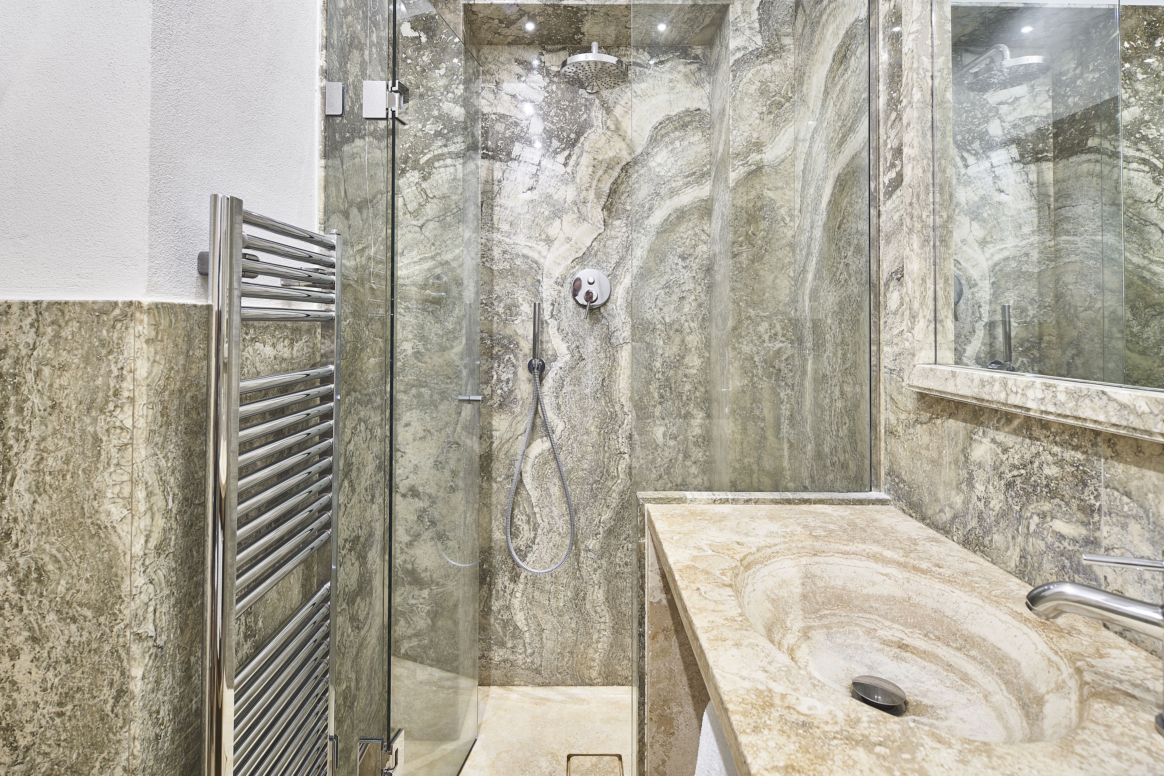 free toiletries, hair dryer, bidet, towels