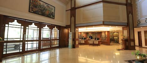 Interior entrance