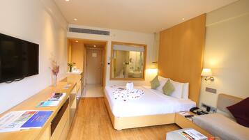 Habitación Premium | Ropa de cama de alta calidad y minibar