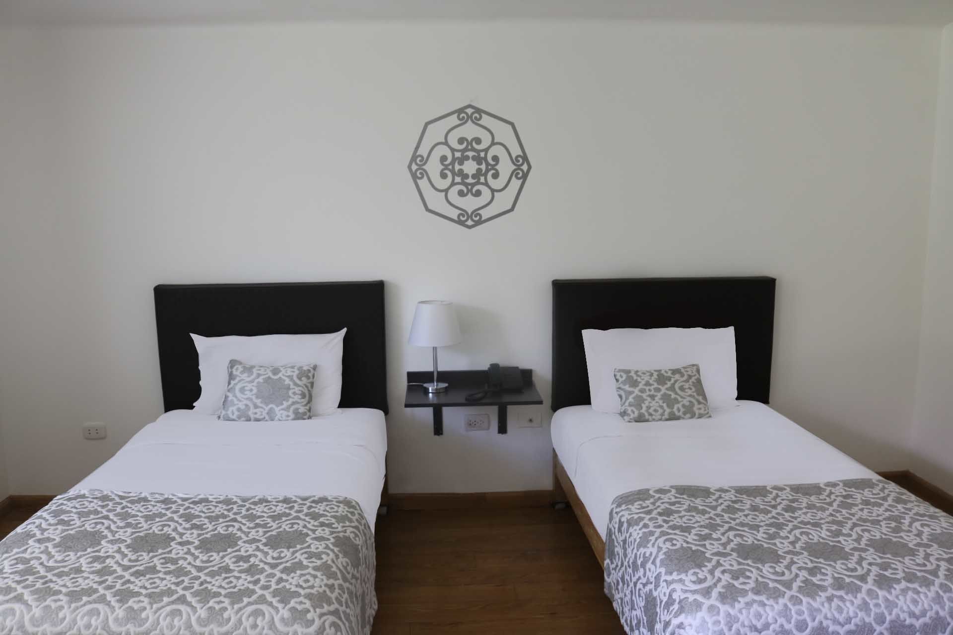 Habitación estándar con 2 camas individuales | Vistas desde la habitación