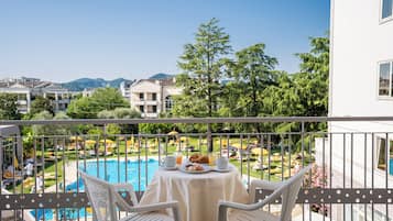 Junior-Suite, 1 Doppelbett | Terrasse/Patio