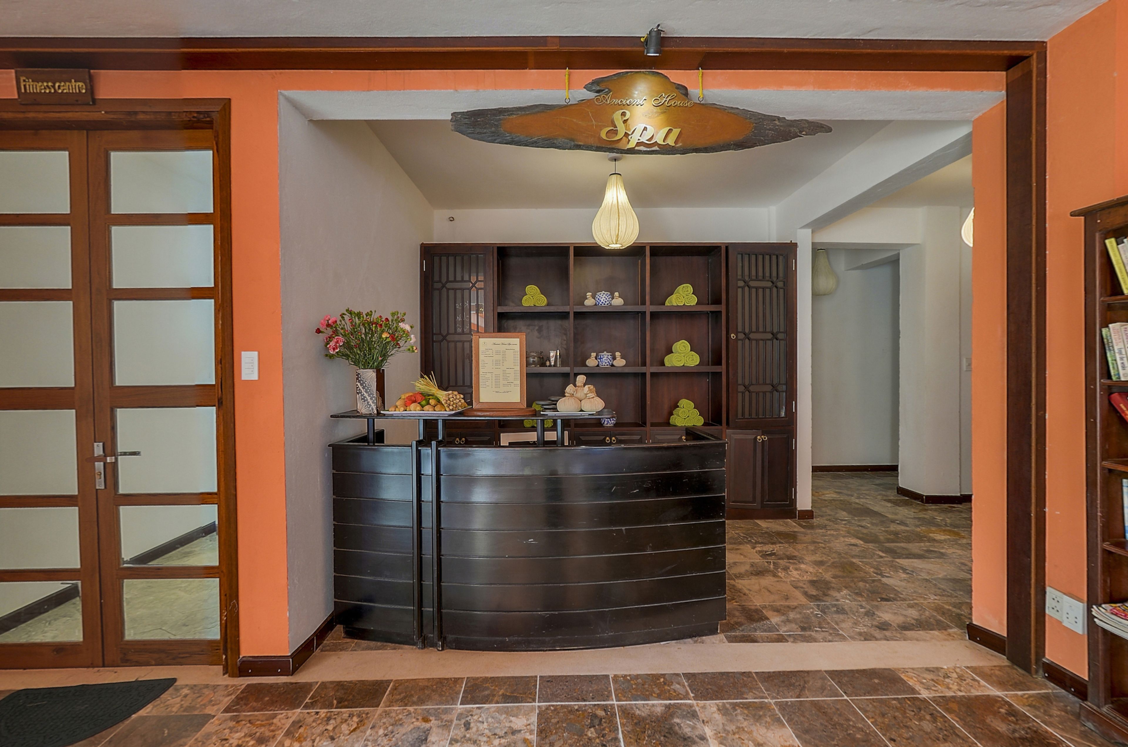 outdoor treatment area, hot tub, body treatments, aromatherapy