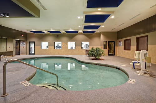 Indoor pool, seasonal outdoor pool