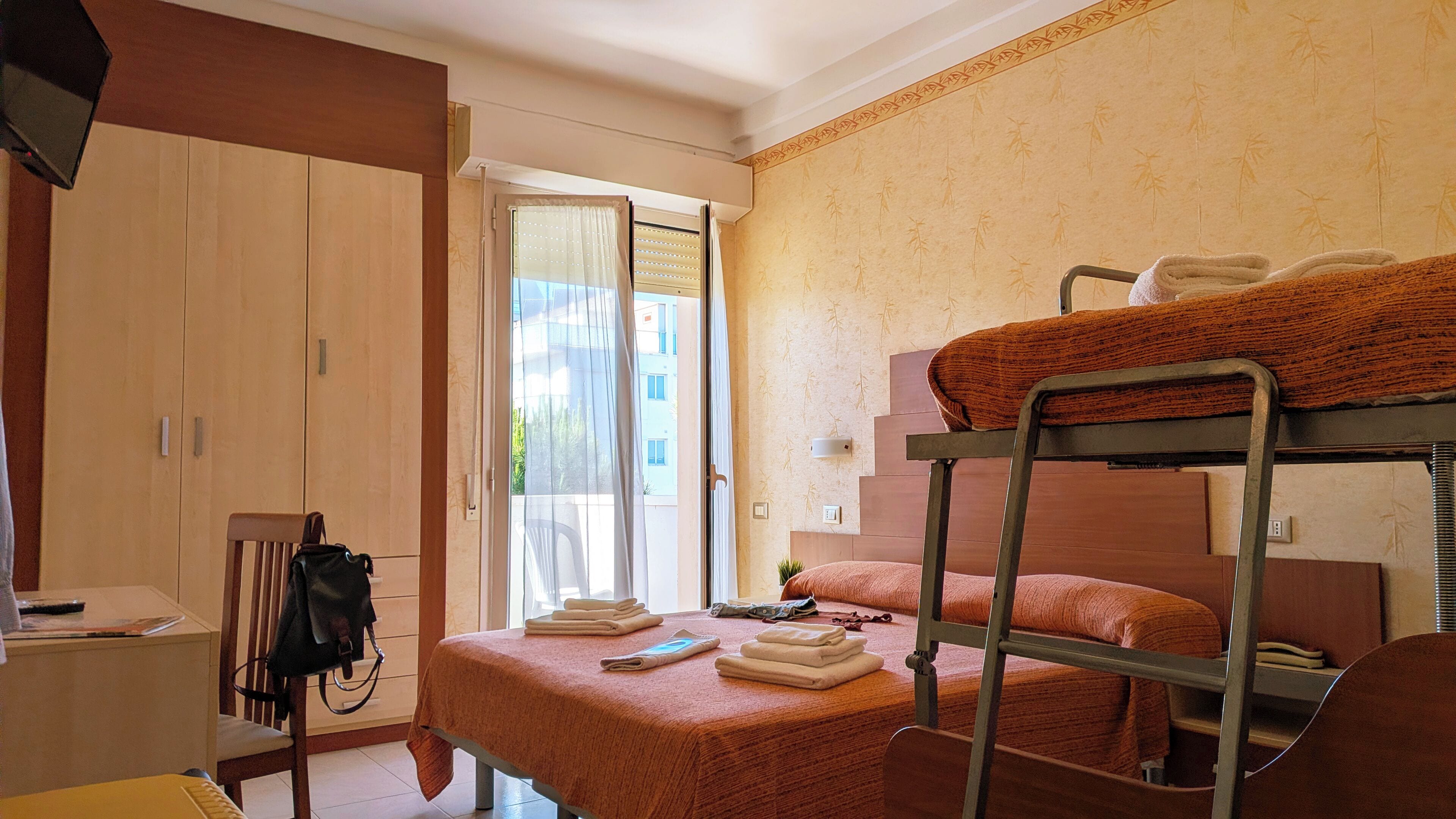 Quadruple Room, Multiple Beds | In-room safe, desk, soundproofing, free WiFi