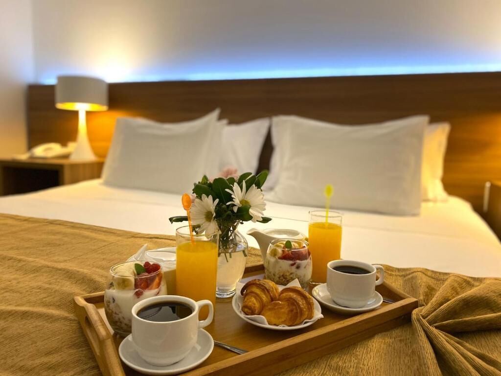 Down comforters, minibar, in-room safe, blackout drapes