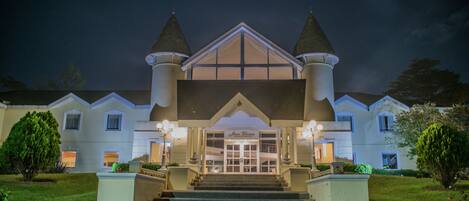 Front of property – evening/night