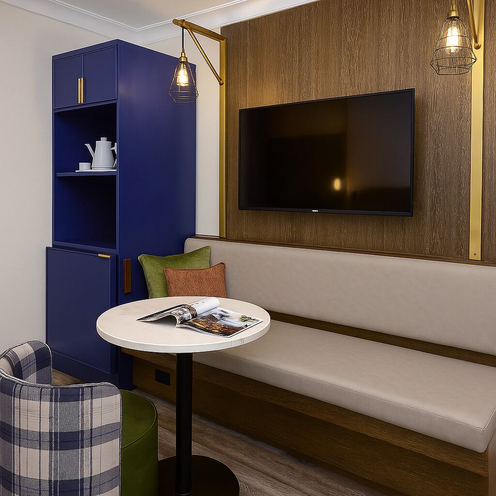 Deluxe-Zimmer, 1 King-Bett, Nichtraucher | Schreibtisch, laptopgeeigneter Arbeitsplatz, kostenloses WLAN