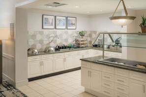 Free daily self-service breakfast 