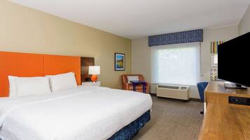 One king bed nonsmoking | In-room safe, desk, iron/ironing board, free cribs/infant beds