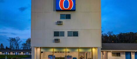 Front of property – evening/night