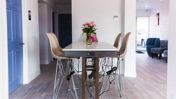 Mini-fridge, microwave