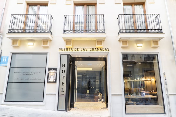 Façade de l’hébergement