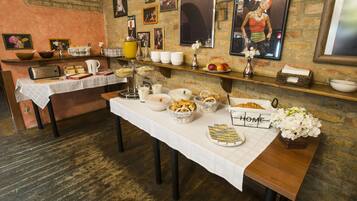 Daily buffet breakfast (EUR 4 per person)