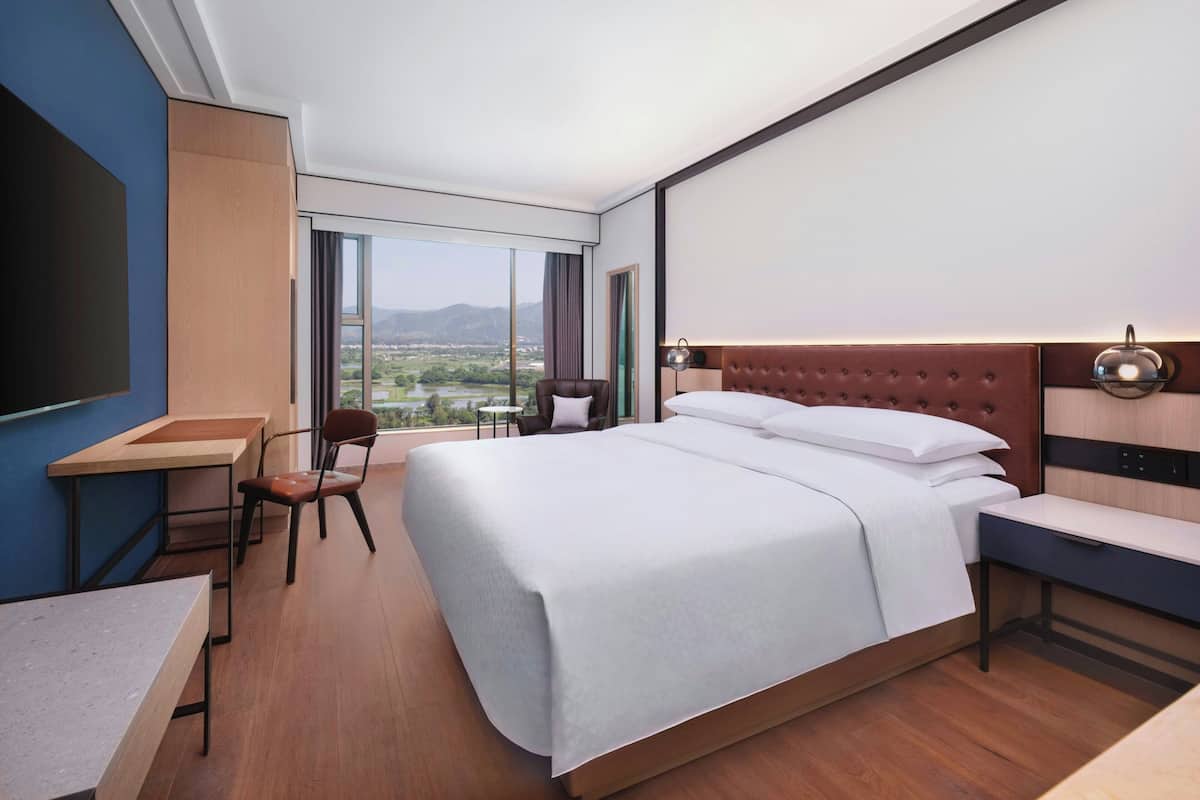 Premium Room, 1 Queen Bed | In-room safe, desk, laptop workspace, blackout drapes