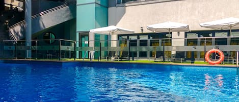 Seasonal outdoor pool