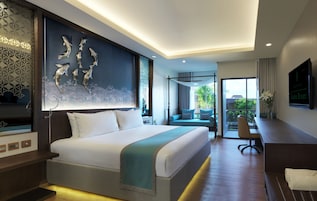 Ropa de cama de alta calidad y minibar 