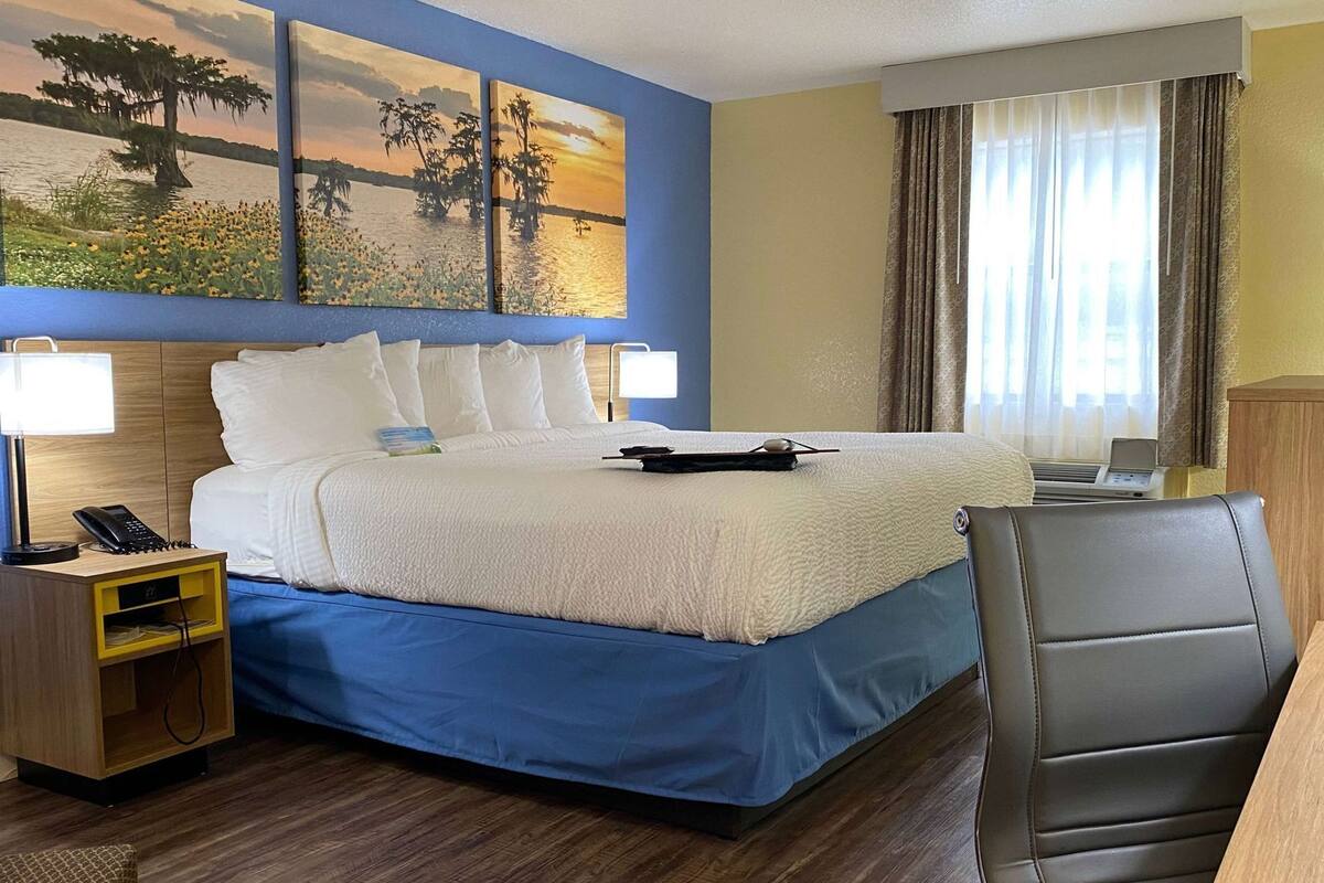 In-room safe, desk, blackout curtains, iron/ironing board