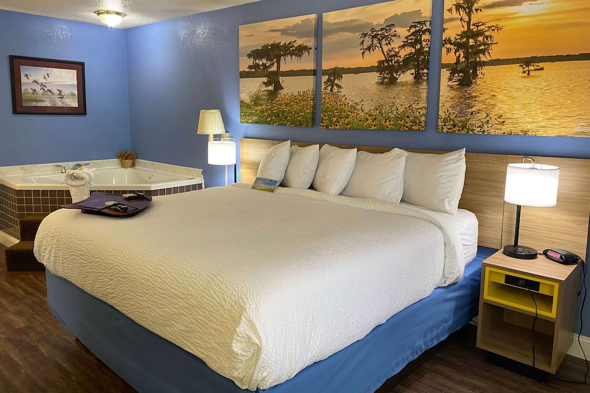 In-room safe, desk, blackout drapes, iron/ironing board