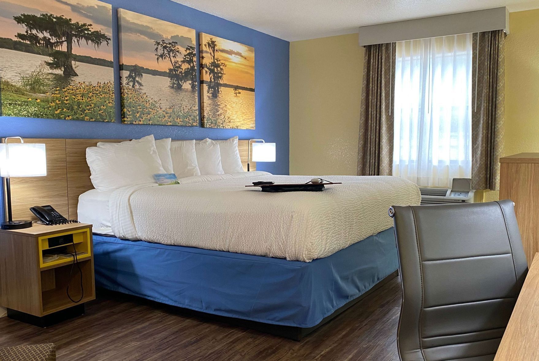 In-room safe, desk, blackout curtains, iron/ironing board