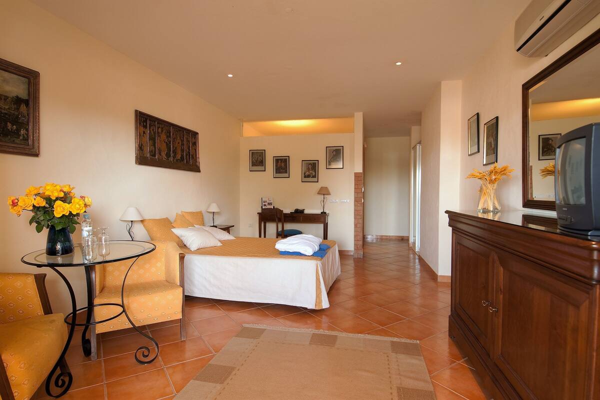 Double or Twin Room (Land View) | In-room safe, blackout drapes