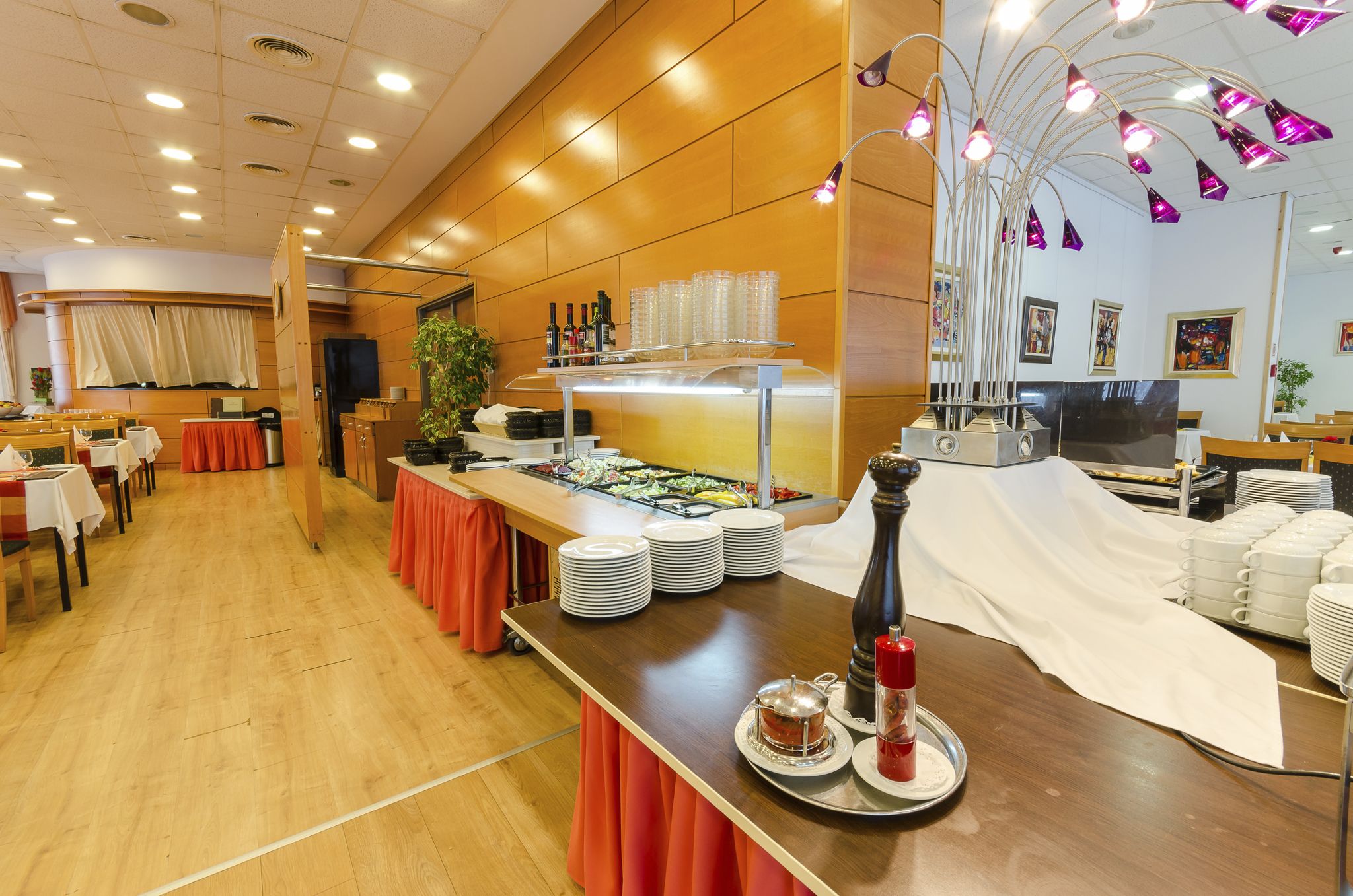 Dagelijks ontbijtbuffet (EUR 11.50 per persoon)