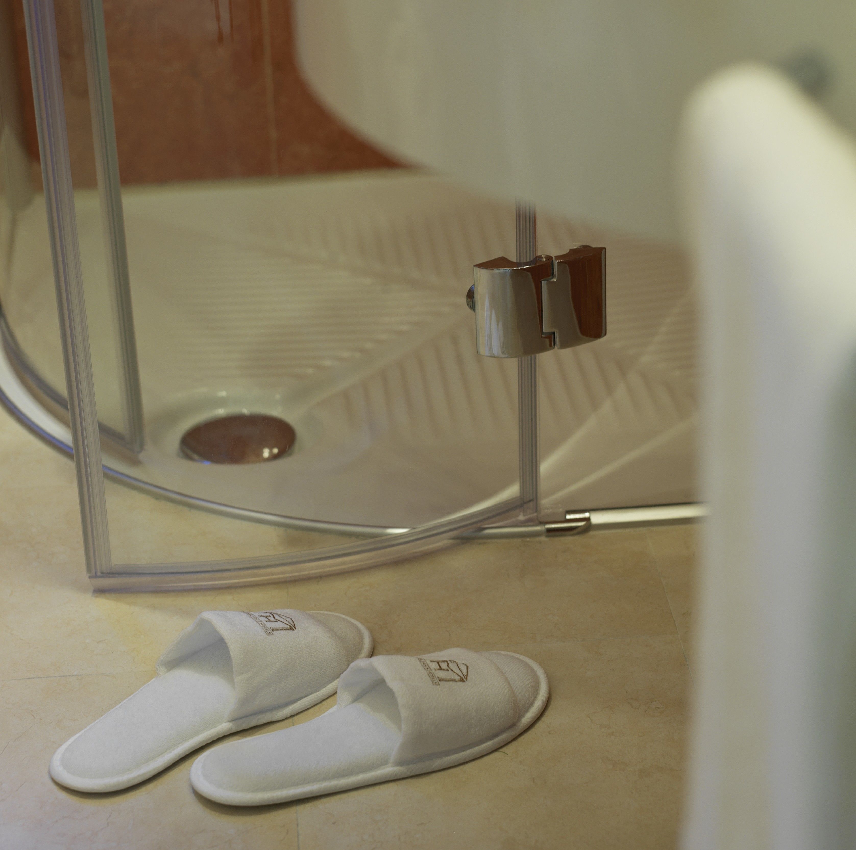 shower, free toiletries, hair dryer, bidet