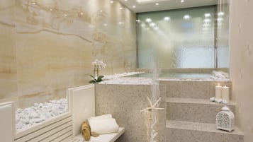 Een Turks bad/hammam, lichaamsbehandelingen, diepe bindweefselmassages