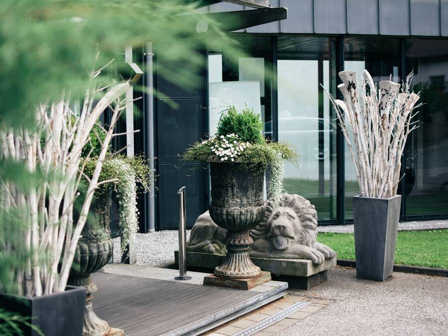 Entrada de la propiedad