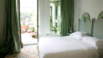 Quarto casal, terraço | 1 quarto, roupas de cama de algodão egípcio, roupas de cama premium