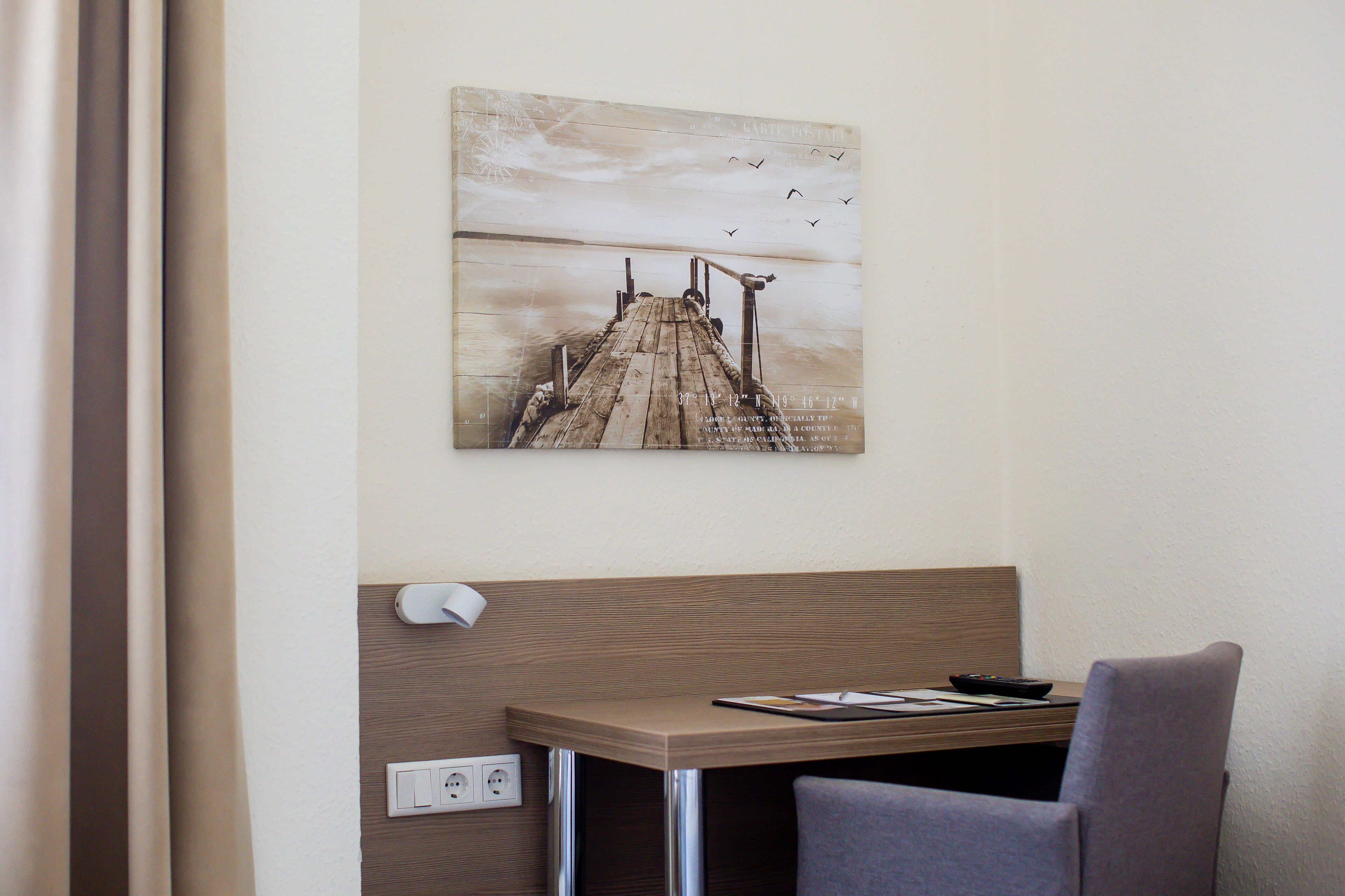 1 bedroom, hypo-allergenic bedding, individually decorated