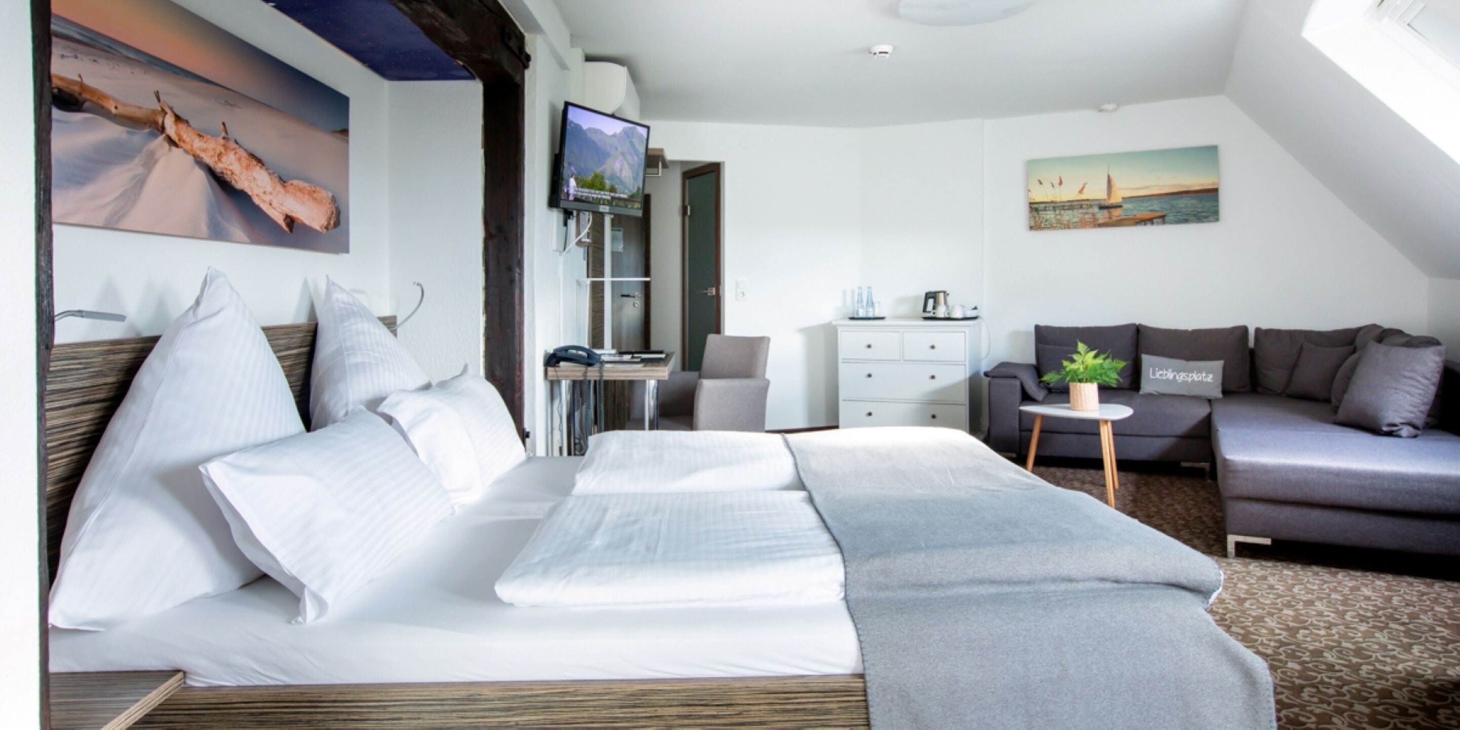 Allergikerbettwaren, individuell dekoriert, individuell eingerichtet