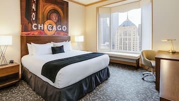 Minibar, in-room safe, desk, blackout curtains