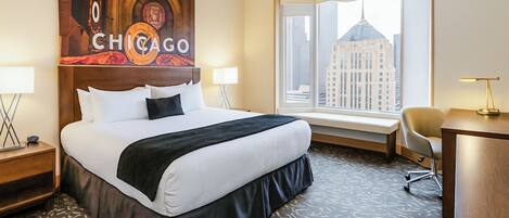 Minibar, in-room safe, desk, blackout curtains
