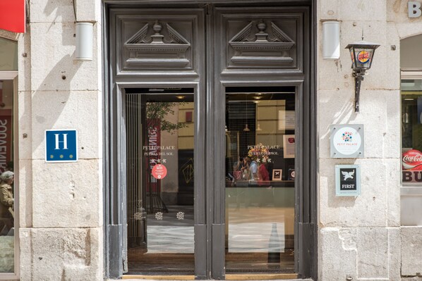 Entrada de l'allotjament