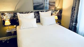 Habitación doble | Escritorio, insonorización, tabla de planchar con plancha y wifi gratis