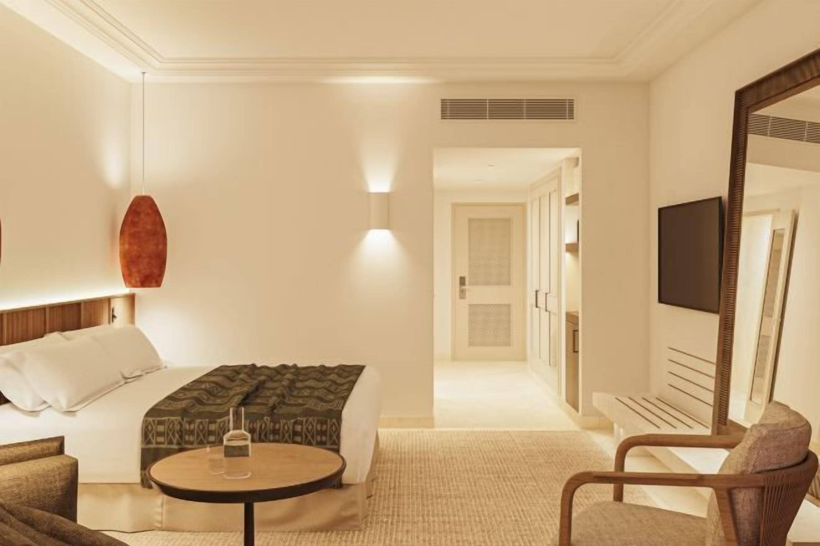 Premium bedding, minibar, in-room safe, desk